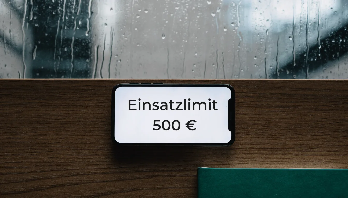 Ein Schlüsselbund und eine Brille liegen auf einem leeren Block neben einem Fenster mit Regentropfen.